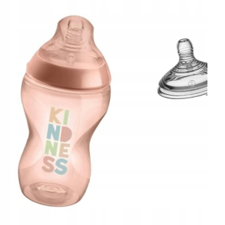 Fľaša 340 Tommee Tippee stredný a rýchly cumlík